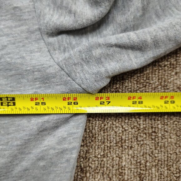 SILVERTAB Hoodie Adult S Gray Oversized Graphic Pullover Retro Streetwear - Picture 8 of 10